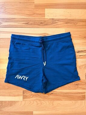 AWRY Royal Blue Gym Shorts Mens Medium Drawstring Athletic Workout Casual
